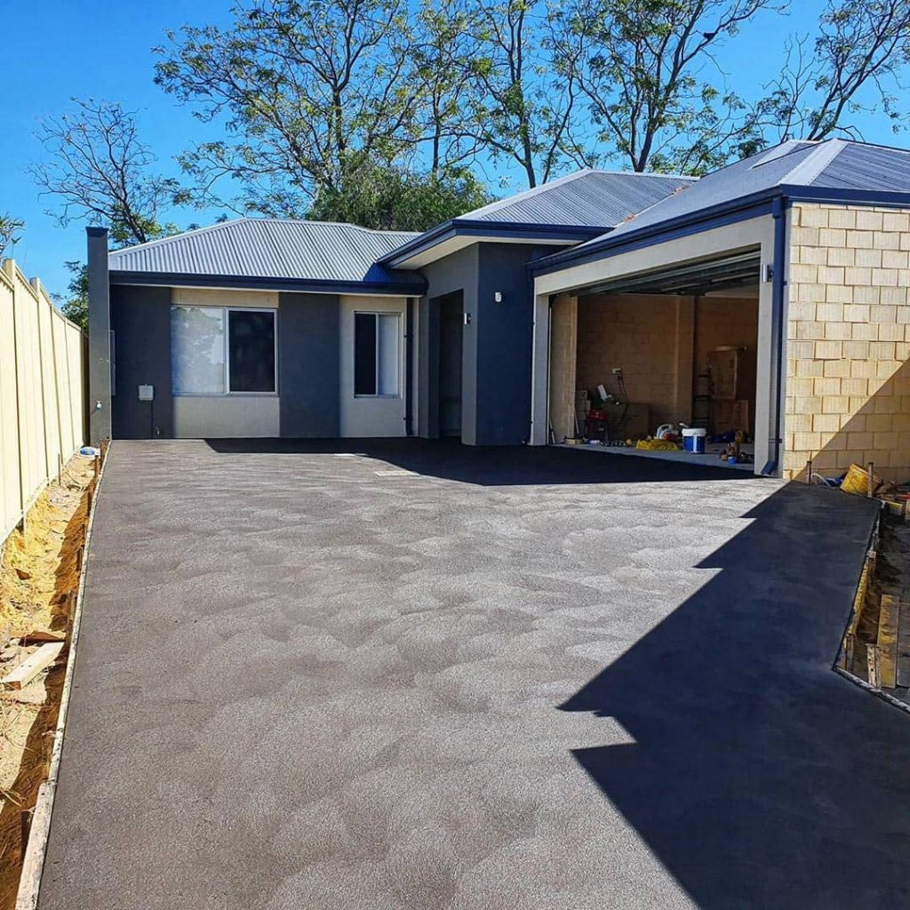 replacement concrete driveway perth home