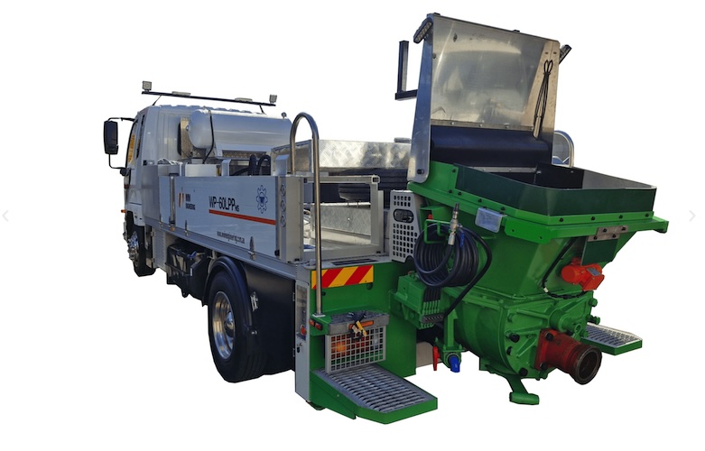 wp60 pto line pump concrete truck